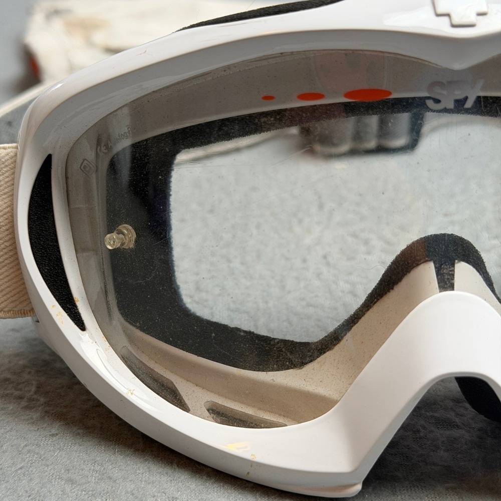 Spy Optic Snow Goggles White Clear Lens Anti-Fog Ski Snowboard Goggles - Picture 3 of 9